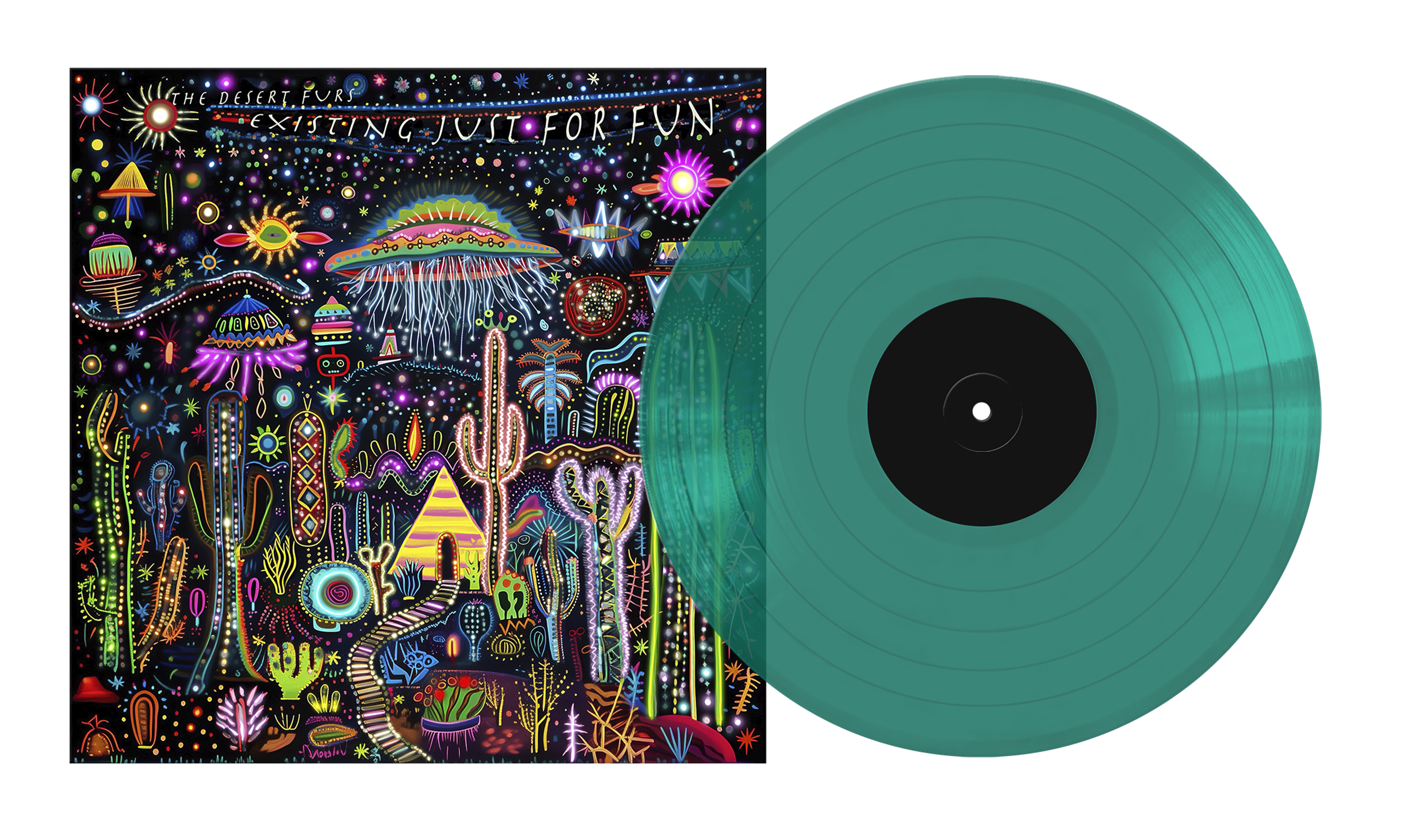 The Desert Furs - Existing Just For Fun /  Limited Edition of 250      ( Vinyl )